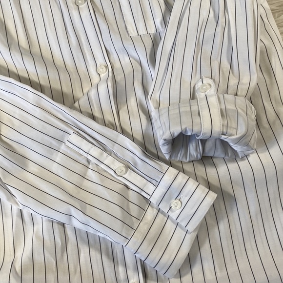 🍋[ Apt. 9 ] Pinstripe Embellished Blouse - Picture 6 of 11